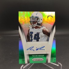 Tevin Reese 2014 Prizm Neon Green Yellow Auto AR-TR #50/50 Chargers Rookie