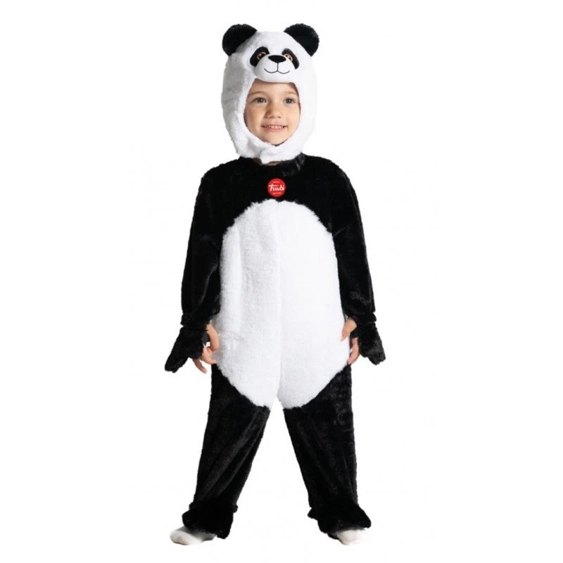 DEGUISE TOI Costume da Panda Mascotte per Adulto - Nero - Taglia Unica