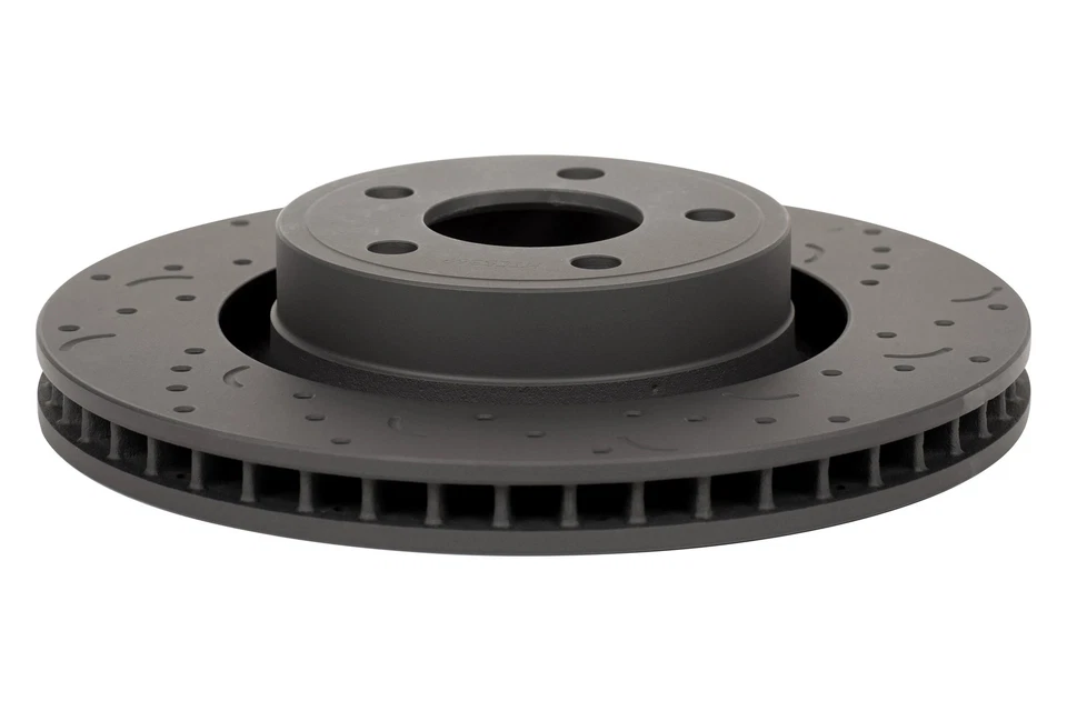 For Toyota Camry 07-17 Hawk HTC4924 Talon Drilled & Slotted Front Brake Rotors Foto 3 de 4