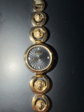 Versus by Versace SUNNYRIDGE Ladies Gold Tone Stainless Steel Watch 7"