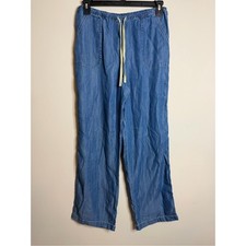 Fresh Produce Tencel Pull On Pants Drawstring Women's Size Medium 30" Inseam
