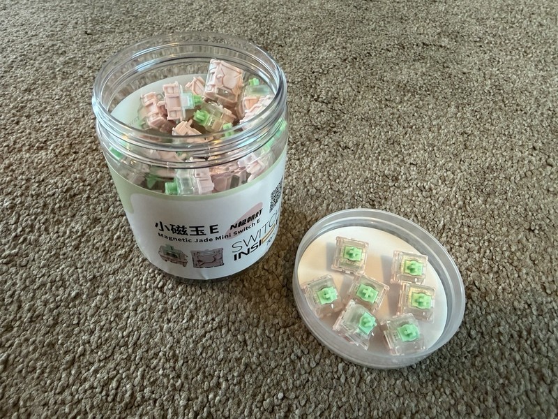 Gateron Magnetic Jade Mini E Mechanical Keyboard Switches x 70