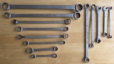 Lot of 13 Vintage MAC Wrenches 