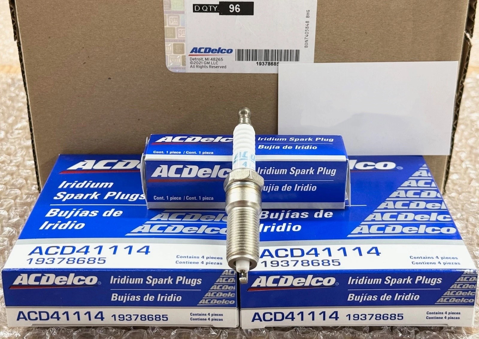 8x 41-114 IRIDIUM SPARK PLUGS OEM for 2014-2026 CHEVY GMC CADI ACDELCO 12622441