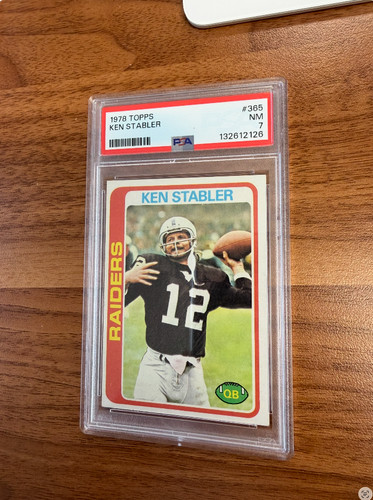 1978 TOPPS 365 KEN STABLER VINTAGE CARD PSA 7