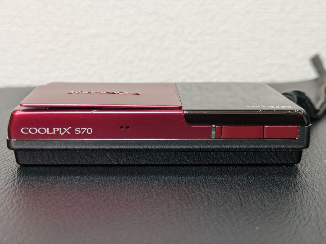 Nikon COOLPIX S70 レッド ニコン デジカメ Nikon デジタルカメラ COOLPIX S70
