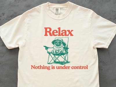 Chill Pug Vintage Shirt Relax Nothing Is Under Control Pug Tee Summer Pug Mom Te