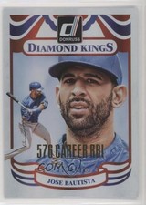 2014 Panini Donruss Diamond Kings Gold Career Stat Line /400 Jose Bautista tj0