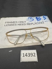 1970s vintage gold plated eyeglasses Logo Paris France 51-13