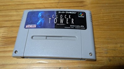 Super Famicom Clock Tower SFC SNES Cartridge Only w/o Box Manual Human 1995 Used