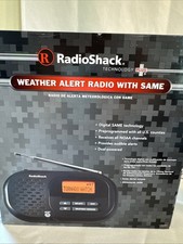 Radio Shack NOAA Weather Alert Radio With SAME Alarm Clock 1200991 Tech Plus