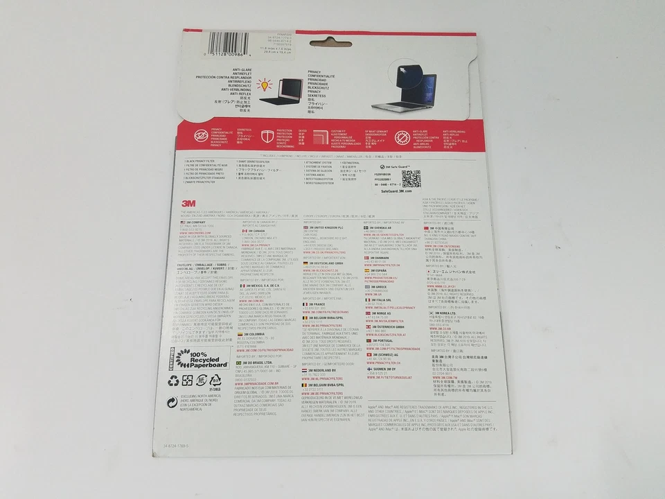 Nuevo filtro de privacidad 3M PFNAP009 para MacBook Air 13 con pantalla Retina Foto 2 de 3