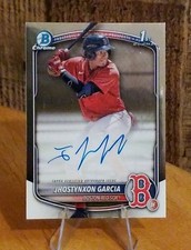 2025 Bowman Chrome Jhostynxon Garcia 1st Bowman Prospect Auto #CPA-JGA