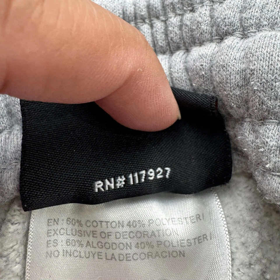 Pantalones deportivos cargo AND1 para hombre XL grises pantalones de chándal bolsillos elásticos en la cintura atléticos Foto 3 de 4