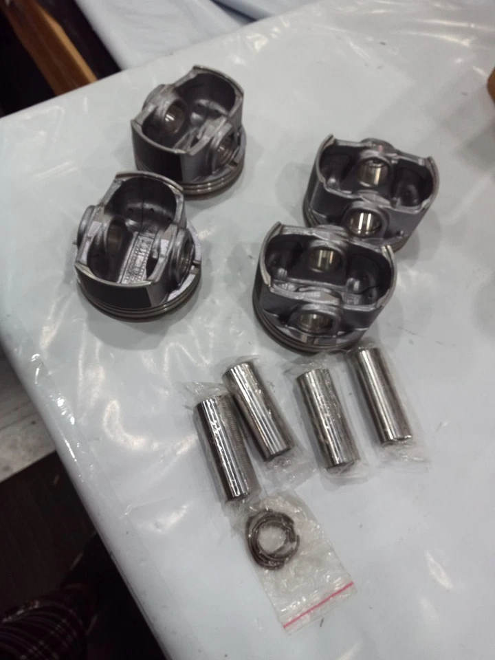 4x 23410-2BCA0 Engine Pistons & Rings Kit For 2011-19 Hyundai Kia 1.6T G4FJ - Image 2 of 4