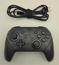 Genuine Official Nintendo Switch Pro Controller Wireless HAC-013 Black - TESTED!