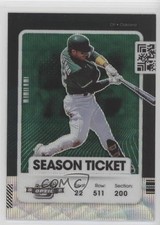 2021 Panini Contenders Season Ticket Optic Green Wave Prizm Ramon Laureano 19wr