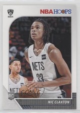 2019-20 Panini NBA Hoops Nic Claxton Nicolas Claxton #241 Rookie RC 09t8