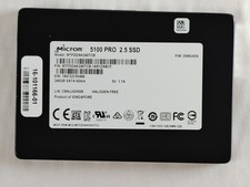 Lot of 2 Micron Cisco 5100 PRO MTFDDAK240TCB 240 GB SATA III 2.5 in Solid State