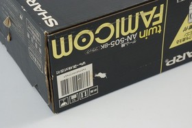 TWIN FAMICOM Console Boxed AN-505BK Tested System New Rubber Belt 479943