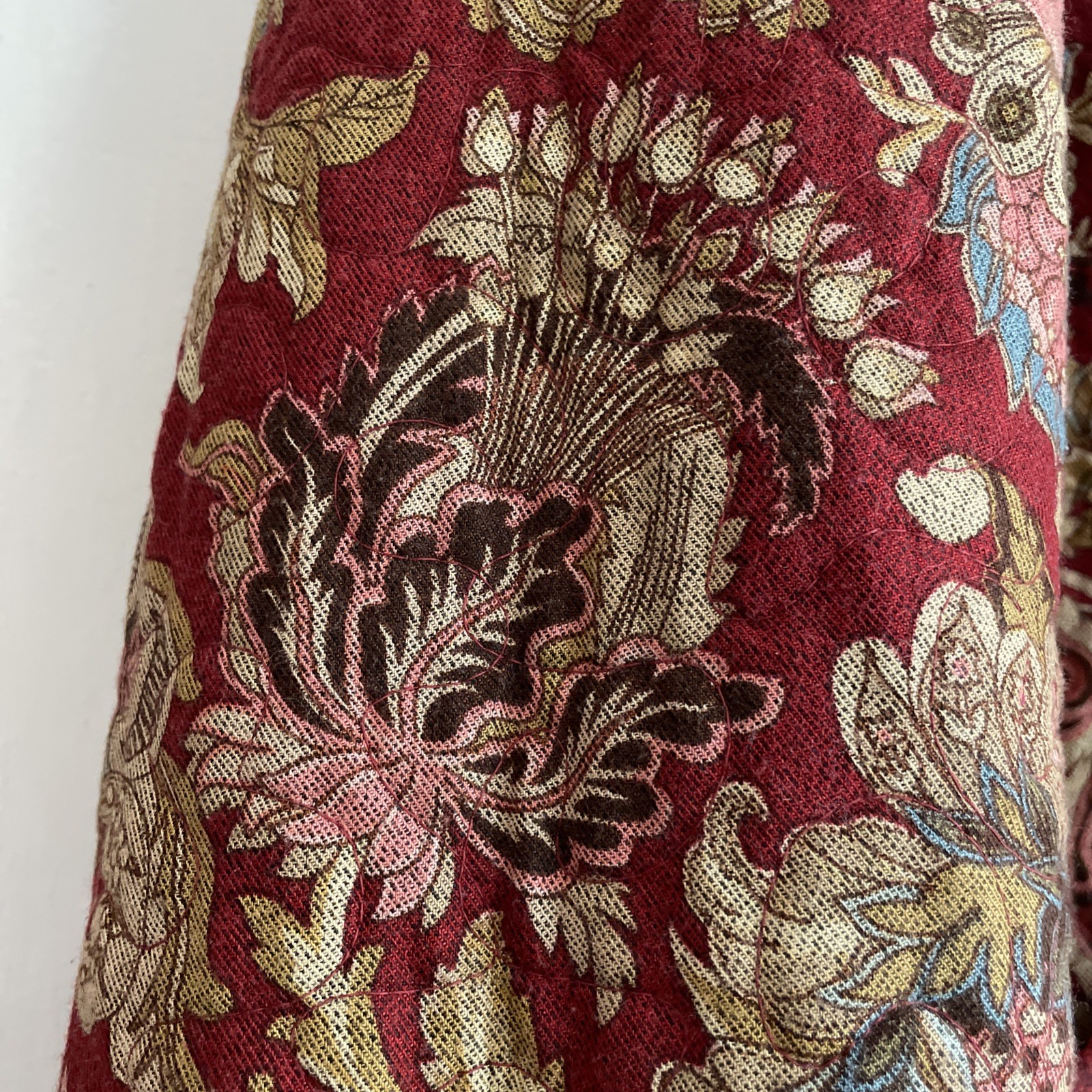 Vintage Reversible Quilted Jacket Patchwork Tapes… - image 14