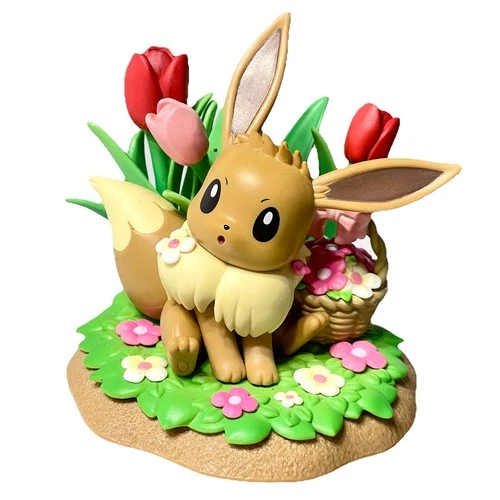 Pokemon Center Eevee Spring Celebrations of Seasons Figure Funko Loose - No Box