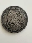 1877 Trade Dollar $1 Silver Coin – Philadelphia – No Mint Mark – 27g – Authentic