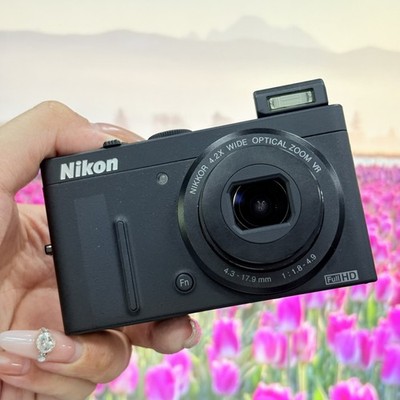 Nikon Coolpix P310  16.1MP Compact Digital Camera Black English Tested