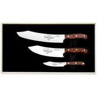 Giesser Messer Set 3Tlg. Universal-, Koch- & Officemesser Mit Holzgriff 19963Tol