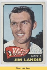 1965 Topps Jim Landis #376 READ 0a1