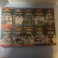VHS Lot of 10 - The Three Stooges-Columbia Pictures - SEALED!! RARE!! OOP!! #4