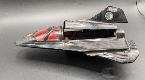 Vtg GI Joe Cobra Night Raven Recon Drone Black Plane ARAH Hasbro 1986 Incomplete
