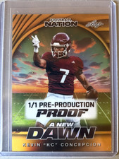 2025 Leaf Nation Kevin KC Concepcion  1/1 Pre Production Proof A New Dawn