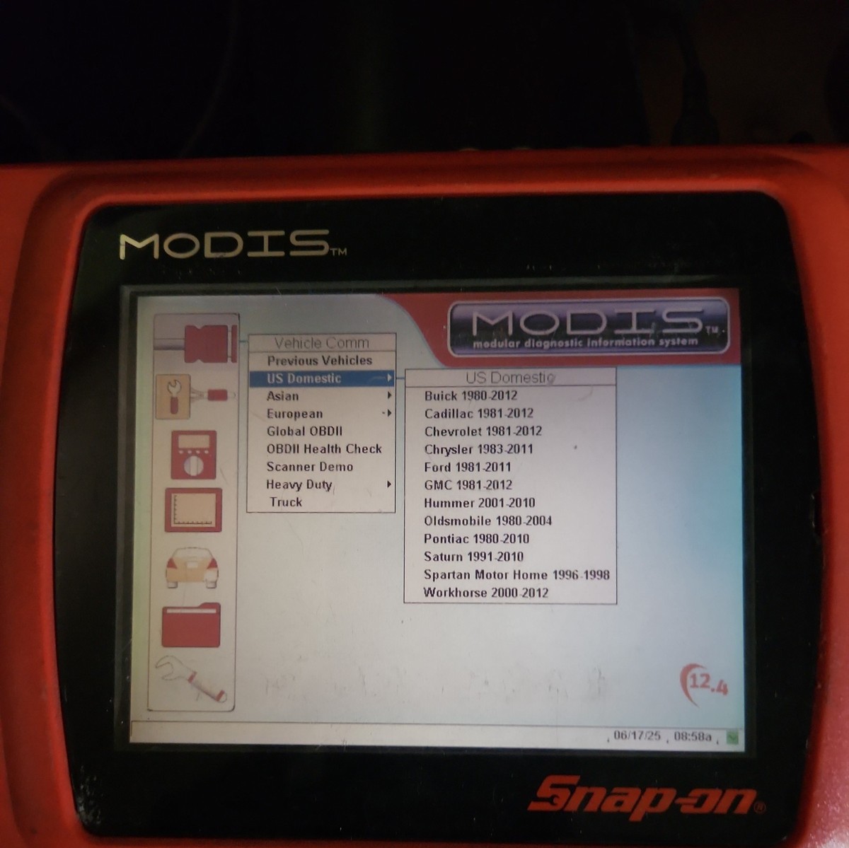 Snap-on MODIS Elite EEMS300 E12 Auto Diagnostic Scanner in Case