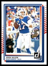 Josh Allen 2025 Donruss #91 Buffalo Bills NFL READ FREE SHIPPING AutographDen