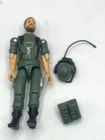 Vintage 1982 G I Joe Straight Arm Figure  BREAKER -w/  helmet & Backpack -Nice!