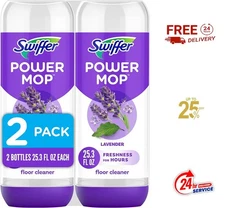 Swiffer Power Mop Refill Solution, Floor Cleaner for Mopping Tile, Vinyl, Lamina