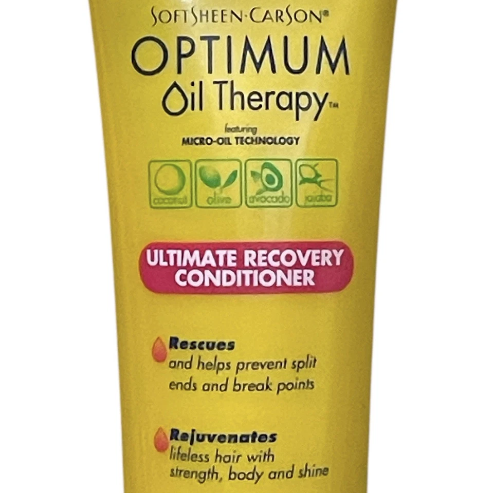 3 condicionadores de cabelo Soft Sheen Carson Optimum Oil Therapy Ultimate Recovery 8,5 oz - Imagem 3 de 4