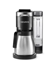 Keurig - K-Duo Plus 12-Cup Coffee Maker and Single Serve K-Cup Brewer - Black