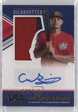 2018 USA Baseball Stars & Stripes Jerseys Blue Ink /199 Coleman Brigman Auto s3g