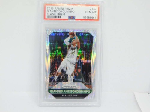 Giannis Antetokounmpo [Flash Prizm] #144 card