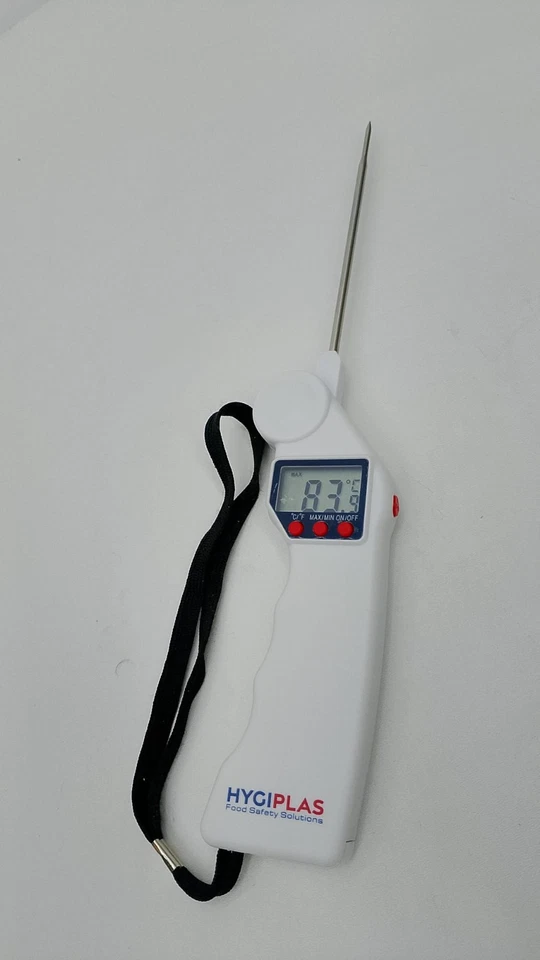 Hygiplas Easytemp White Digital Thermometer J242 – Folding Probe, Compact - Image 4 of 4