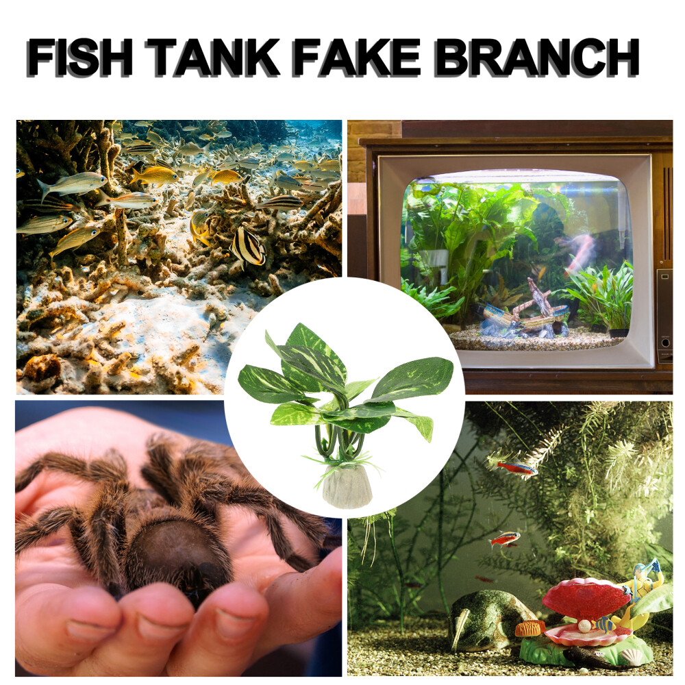 10pcs Artificial Aquatic Plants for Fish Tank Decoration eBay