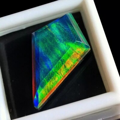 Natural  12-13 Ct Sparkling Fire Opal Fancy Shape Loose Gemstone EGL Certified