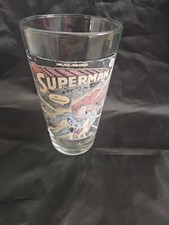 DC SUPERMAN Comic 32 Drinking Glass