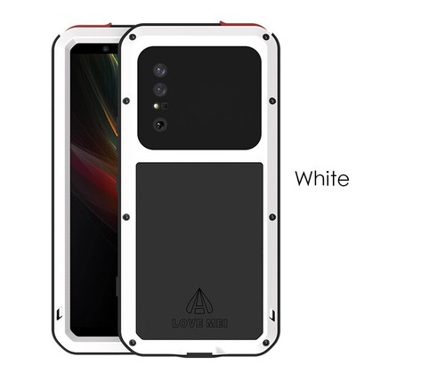 LOVEMEI Waterproof Gorilla Glass Metal Case Cover FOR Sony Xperia-1-II - Picture 14 of 16