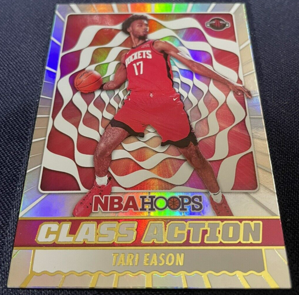 Tari Eason Rookie 2022 NBA Hoops Class Action Holo #14 Houston Rockets Gold!