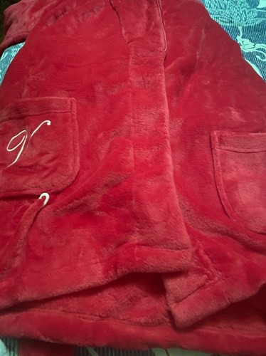 Victoria's Secret Cozy Red Holiday Christmas Plüsch Morgenmantel - Bild 3 von 10