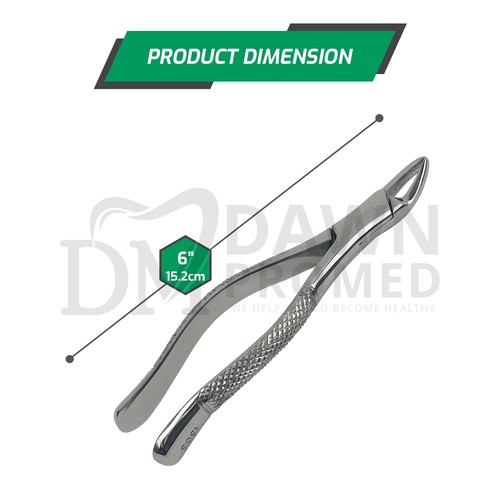 Juego de herramientas de extracción quirúrgica de fórceps de extracción dental 150S y 151S grado alemán - Imagen 2 de 11