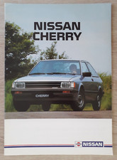 Nissan Cherry Range Brochure c.1983 - Hatchback 1.3 1.5 1.7D GL DX